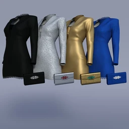 dForce Chic Club Outfit Textures