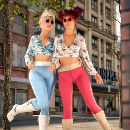 dForce City Sleek Outfit Textures