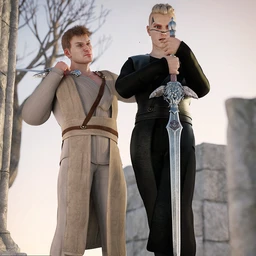 dForce Dawn Warrior Outfit Textures