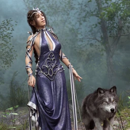 dForce Enchanted Queen Outfit for Genesis 8 Female(s)