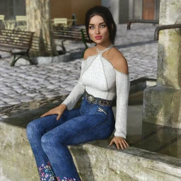 dForce Groovy Outfit for Genesis 8 Female(s)