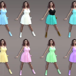 dForce Inocencia Dress Outfit for Genesis 8 Female(s)