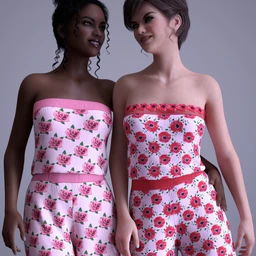 dForce Jolly Romper Outfit for Genesis 8 Female(s)