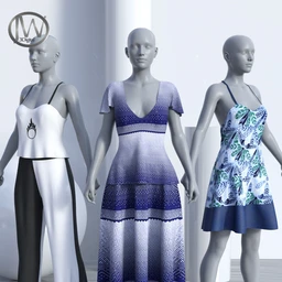 dForce JW Clothes Pack 2 for Genesis 8 Female(s)