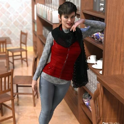 dForce Latte Mornings Outfit for Genesis 8 Female(s)