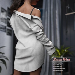 dForce Leisure Shirt and pose for Genesis 8 Female