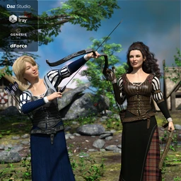 dForce Meadow Whispers Outfit Textures