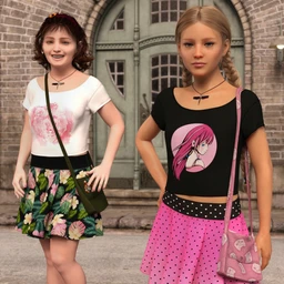 dForce Mid Summer Casual Outfit for Genesis 8 Female(s)