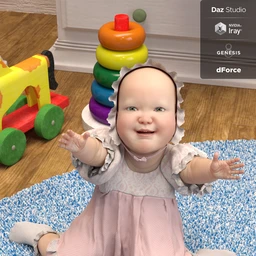 dForce Ruffle Princess for Genesis 8 Female(s)