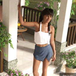 dForce Skort and Top Outfit for Genesis 8 Female(s)