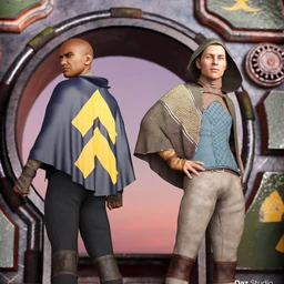 dForce Sky Rebel Outfit Textures