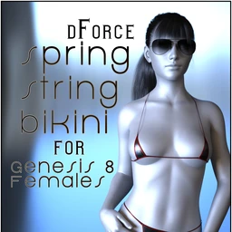 dForce Spring String Bikini for Genesis 8 Females