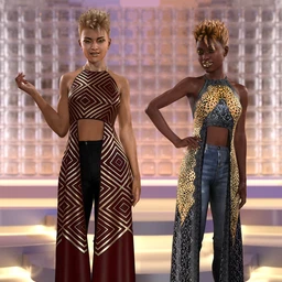 dForce Step it Up Outfit Textures