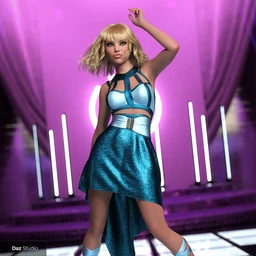 dForce Strappy High Low Outfit Textures