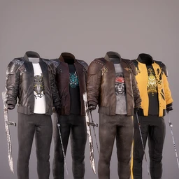 dForce Street Blade Outfit Textures