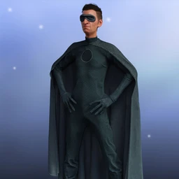dForce Supervillain Costume for Genesis 8 Male(s)