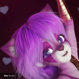 dForce Thistle Hair for Genesis 8 and 3