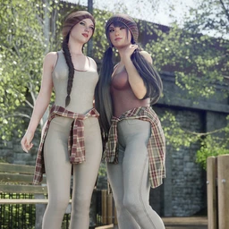 dForce Urban Casual Outfit Textures