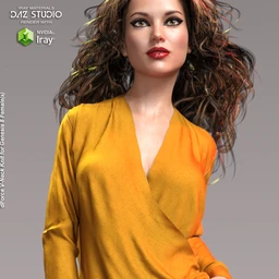dForce V-Neck Knit for Genesis 8 Female(s)