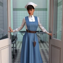 dForce Vintage Nurse for Genesis 8 Female(s)