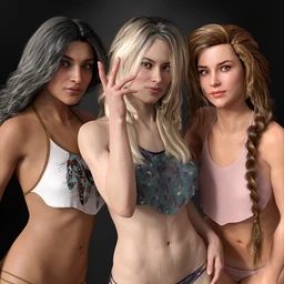 dForce Wilder Bikini Free Spirit Textures