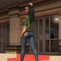 Double Layer Denim Iray Shader with Patches