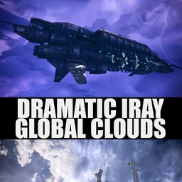 Dramatic Iray Global Clouds