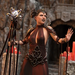 Enchanted Queen Poses and Props for Genesis 8 Female(s)