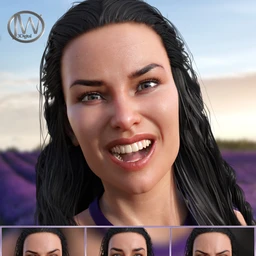 Energetic Life Expressions for Genesis 8 Female and Babina 8