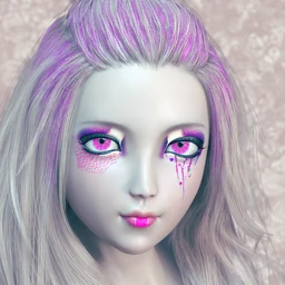 Extreme Closeup Tropical Geoshell Makeups for Genesis 8 Female(s)