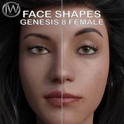 Face Shapes for Genesis 8 Female