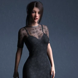 FG Elegant Party Dress for Genesis 8 Female(s)