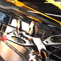 Futuristic Attack Helicopter