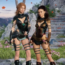 Gemini Warrior Outfit Textures