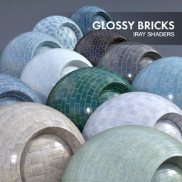 Glossy Bricks – Iray Shaders