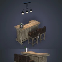 Greystone Bar Set