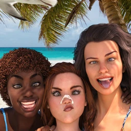 Grimaces – Dialable & One-Click Expressions for Genesis 8 Female