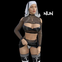 HOT NUN OUTFIT G8F
