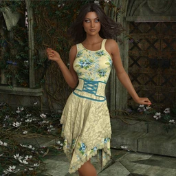 InStyle – JMR dForce Ariadna Dress for G8F