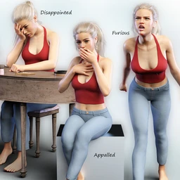 iV Expressive & Receptive Poses For Genesis 8 Female(s)