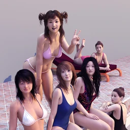 Japanese Face and Body Shapes for Genesis 3 and 8 Female