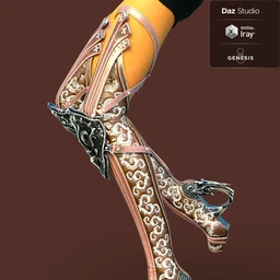 Jiwoo Fantasy Boots for Genesis 8 Female(s)