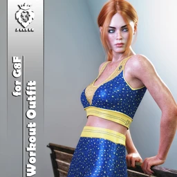 JMR dForce Trendy Workout Outfit for G8F