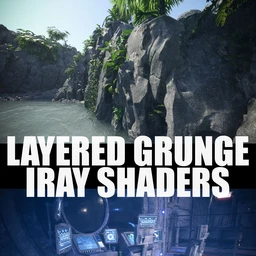 Layered Grunge Iray Shaders
