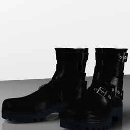 Leather Boots for Genesis 2, 3 and 8 Female(s)