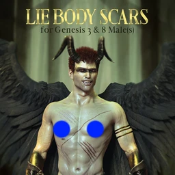 LIE BODY SCARS for Genesis 3 & 8 Male(s)