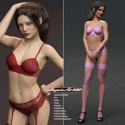 Lingerie Set 2020 for Genesis 8 Female
