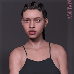 Malika HD & Smile HD Expression for Genesis 8 Female
