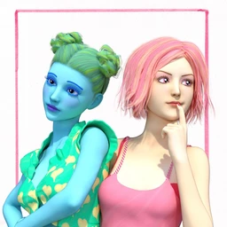 Manga Marker Materials for Genesis 8 Female