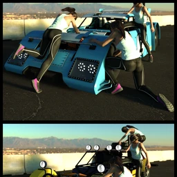 Modular Buggy Poses For Genesis 8